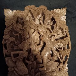 Vintage Balinese Second Mid-century 3D Art