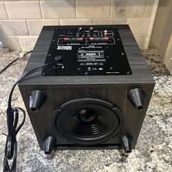 Acoustic Audio PSW6 Downfiring Powered Subwoofer