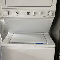 Kenmore  Washer And Dryer Stacked in very good condition