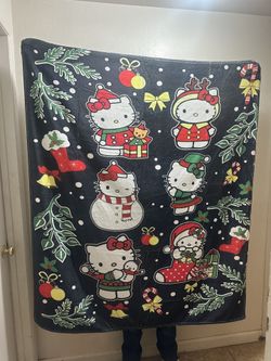 Hello Kitty Throw Blanket