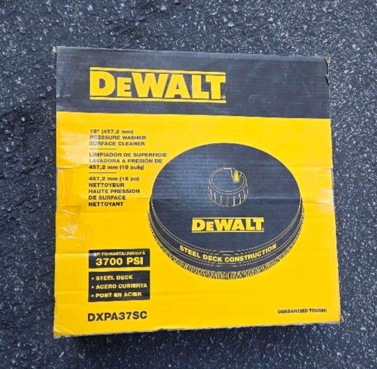 Dewalt Gas18in Pressure Washer Surface Cleaner 3700PSI DXPA37SC