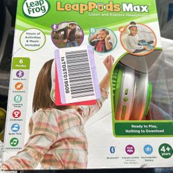 Leapfrog, learning, headphones