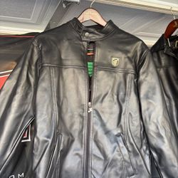Collezioni Authentic Leather Bomber/motorcycle Jacket