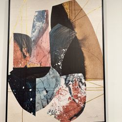 Essence Patchwork Framed Canvas by Dan Hobday 