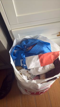 Bag of baby girl cloth