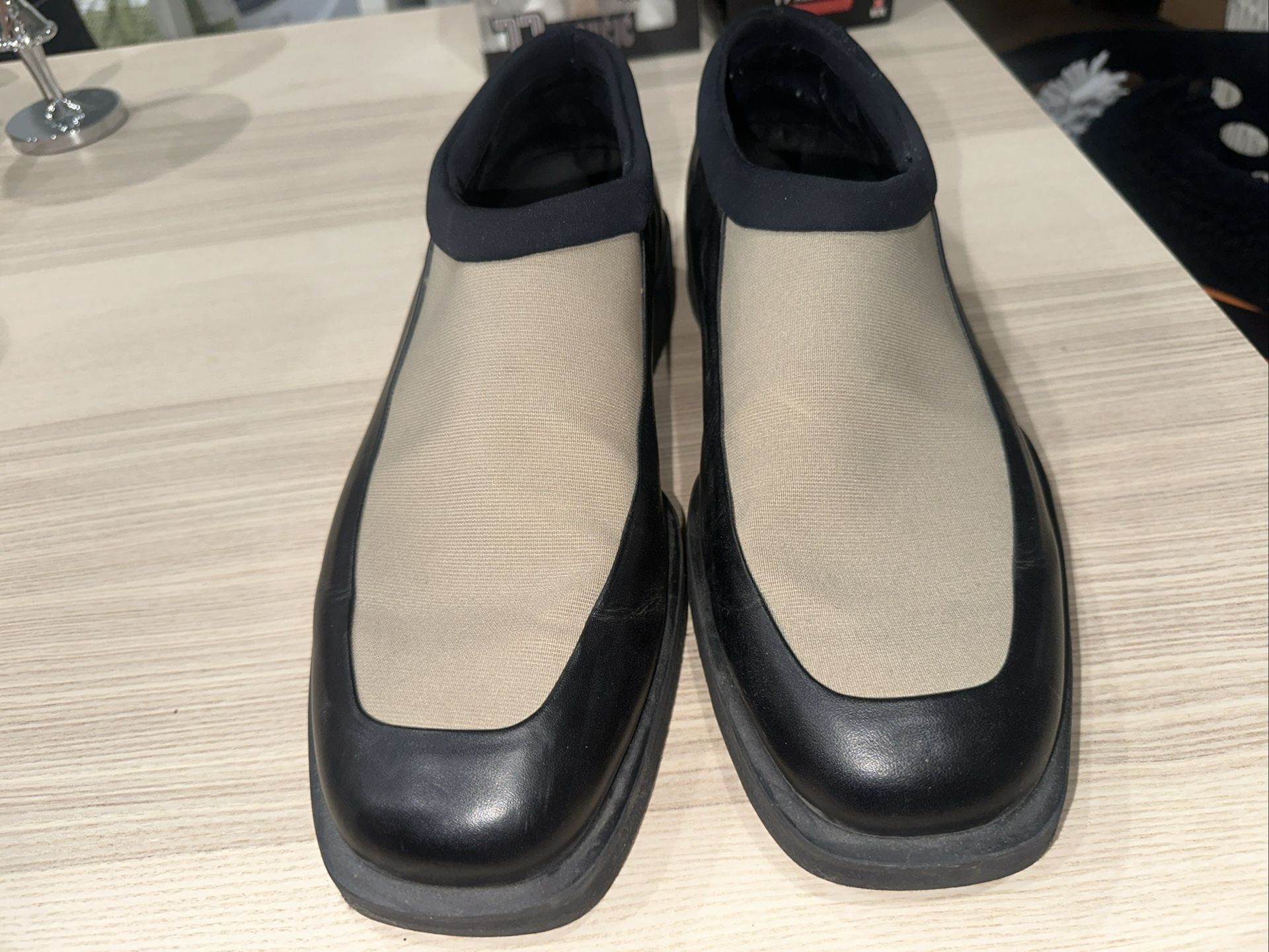 Jordan Two3 CAVVY Loafers Vintage Men’s Black Tan Shoes Size 13 US RARE Italy
