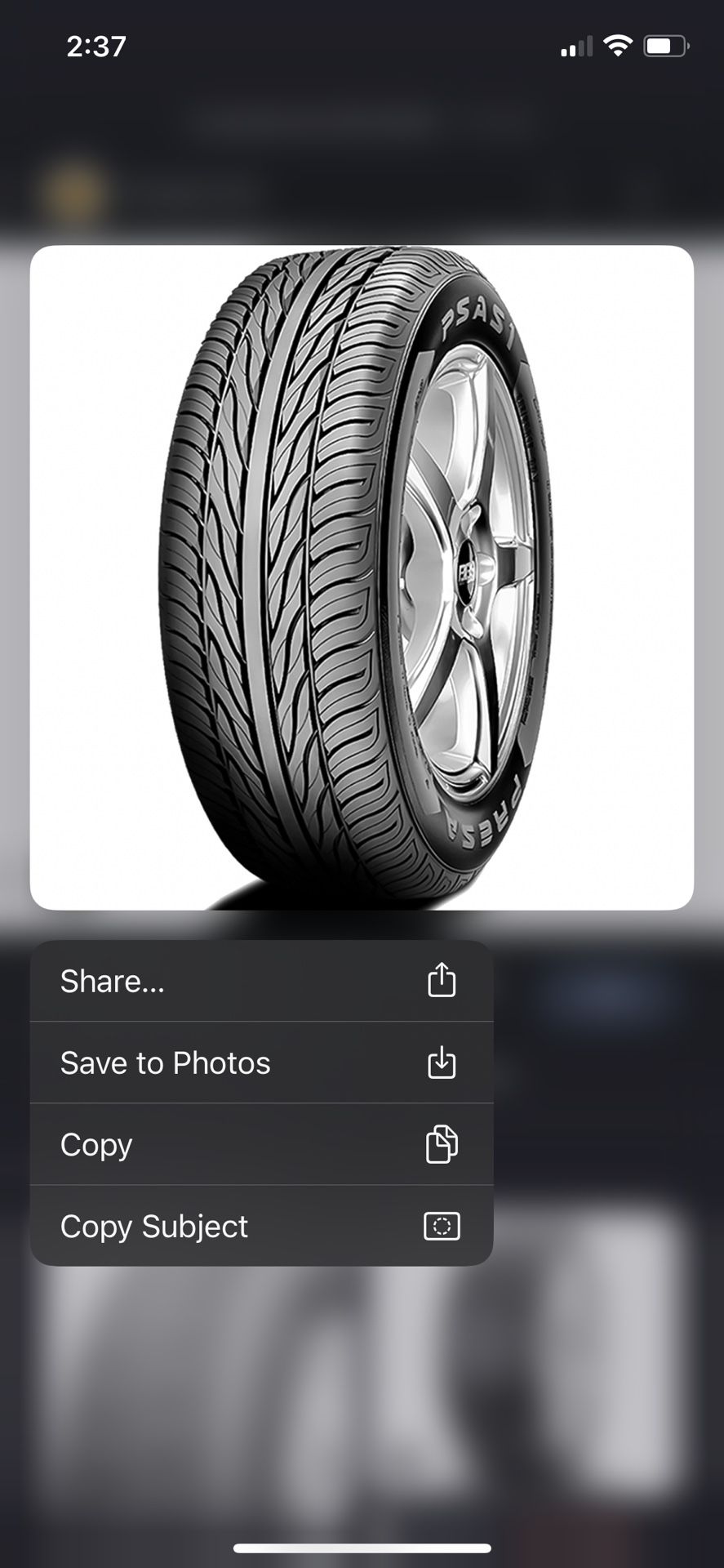 Tire Brand Presa