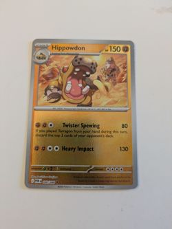 Hippowdon Pokemon Card POR 040