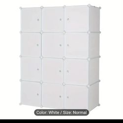 White Cube Clothing Storage - Adjustable  Configuration 