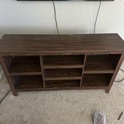 TV Stand With Shelves.