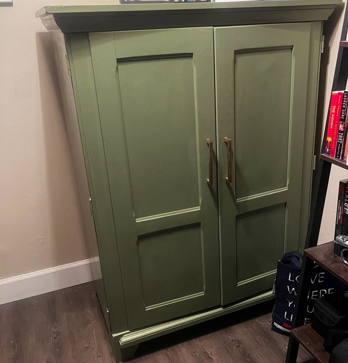 Sage Colored Armoire