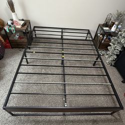 Like New Queen bed Frame 