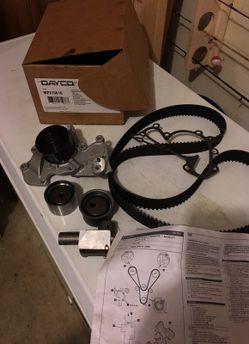 Timing belt and water pump kit.