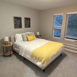 New And Beautiful Bed frame with Headboard