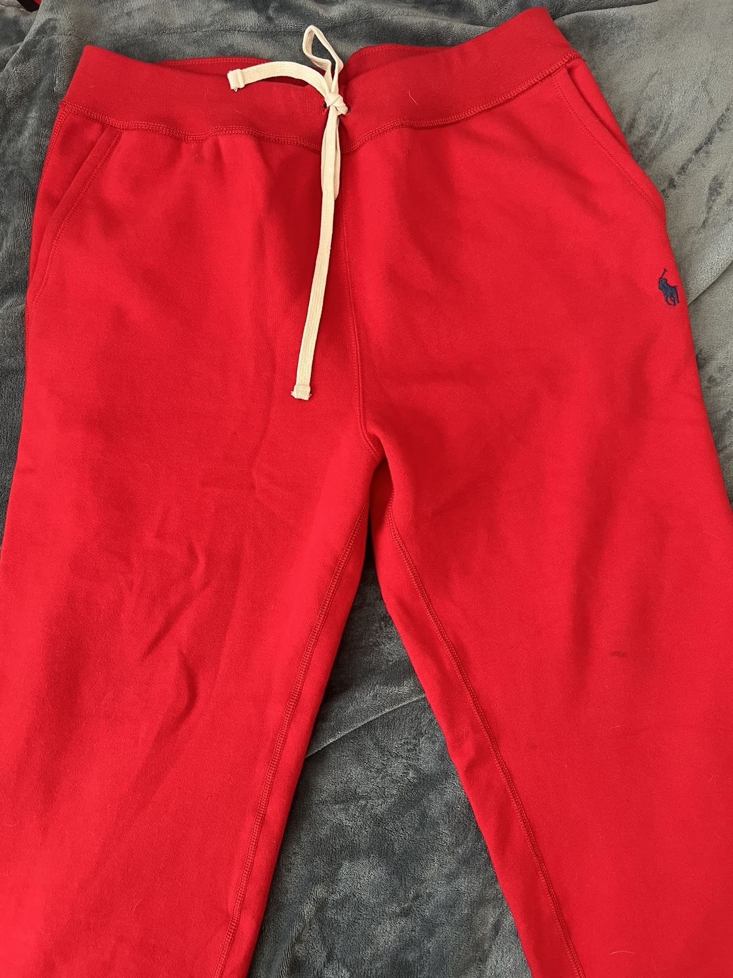 Red Polo Fleece Sweats