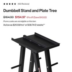 Titan Fitness Adjustable Dumbbell Stand