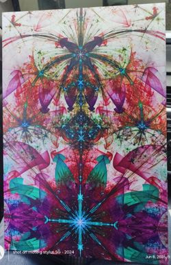 New vibrant artistic canvas picture