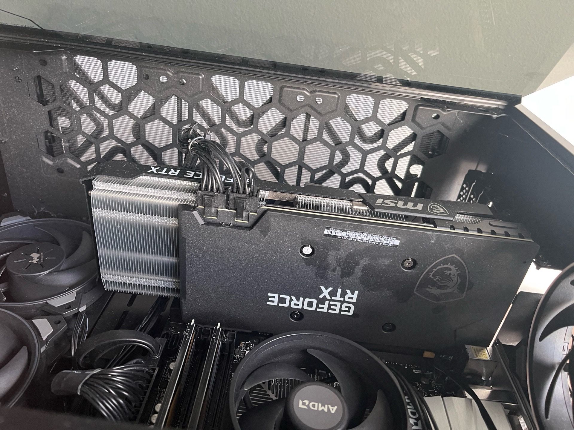 Ge Force RTX 3070 8 GB GDRR 256 Bit HDMI/DP TORX Fan 3.0 Ampere Architecture OC Graphics Card