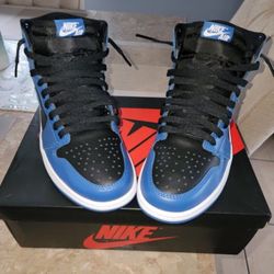 Jordan 1 Marine Blue Size 8 Men
