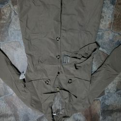 nwt ladies jacket sz m/l olive green