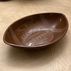 Official All Star Football Brown Plastic Snack Bowl
