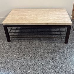 High End Limestone Coffee Table