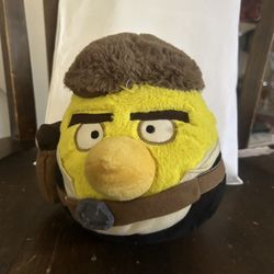 Angry Birds Star Wars 5" Yellow Bird  Han Solo Plush stuffed animal 