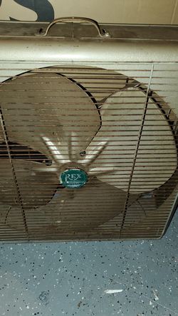 Brass blade fan vintage fan