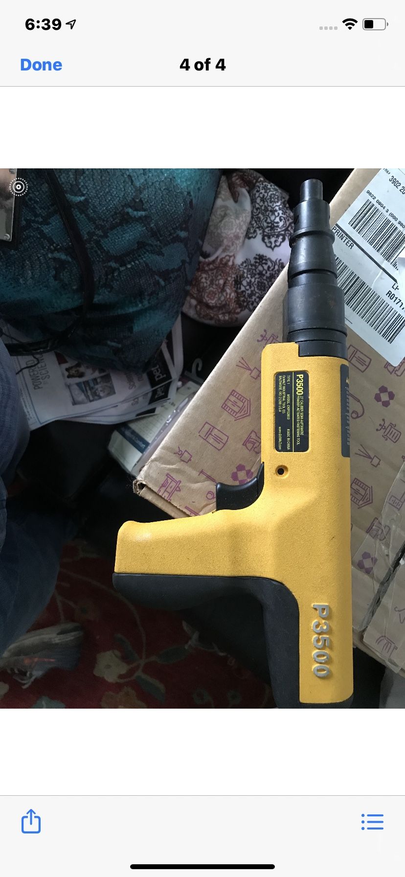 Concrete gun