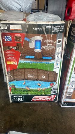 Coleman 18x48 swimming pool