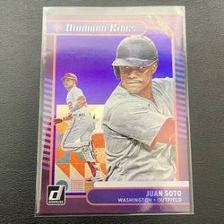 2021 Juan Soto Diamond Kings Holo Insert, MLB Donruss 