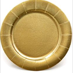 Gold Charger Plates (nice thick cardboard)