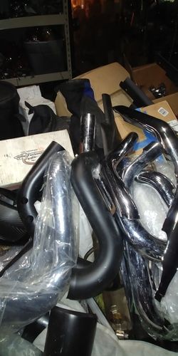 Harley heat shields.