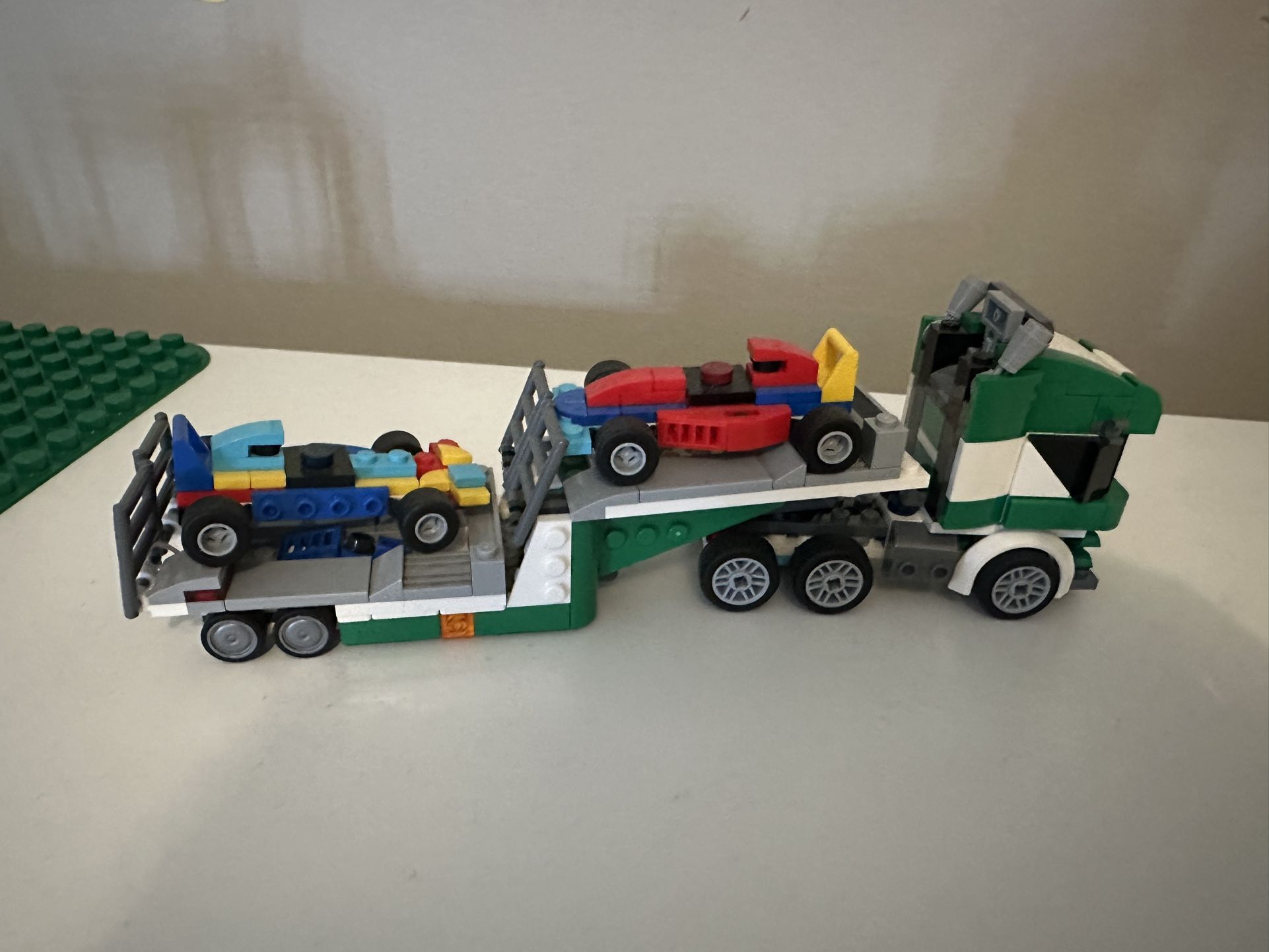 Lego Trailer With 2 Cars