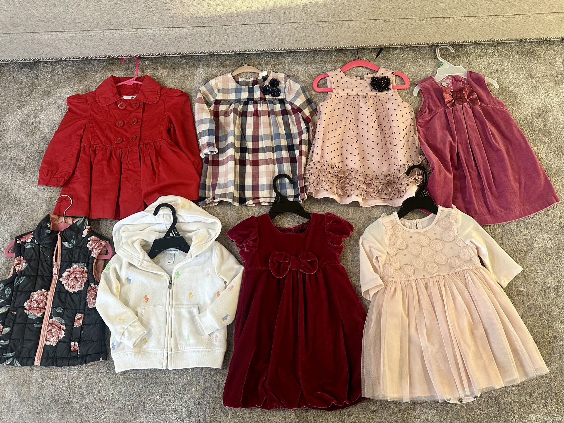 Toddler girl 12-18 months dress, shirt Zara, H&M, Pippa&Julie, Ralph Lauren new and like new