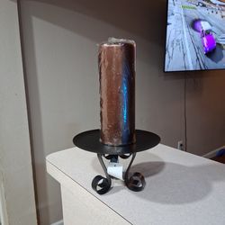 Small candle holder with candle included