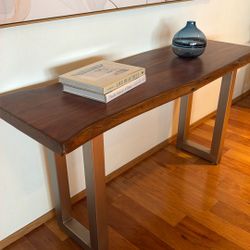 Live Edge, Walnut Console/Sofa Table
