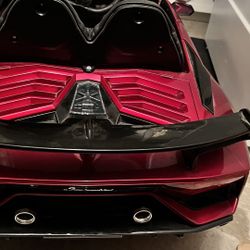 2-Seater Ride on Car 24V Electric Lamborghini for Kids High Speed 13km/h Drift Sports Car with PU Leather Seats w/Adjustable Safety Belt, 2 Speeds Mod