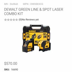 Dewalt combo laser