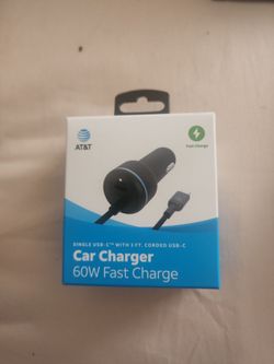 AT&T 60W Fast Charge USB-C Car Charger