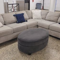 Tan Sectional (I CAN DELIVER)