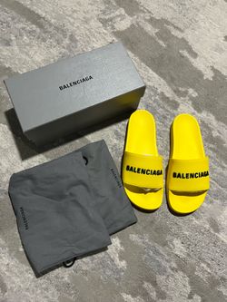 Balenciaga Pool Slides ‘Yellow’