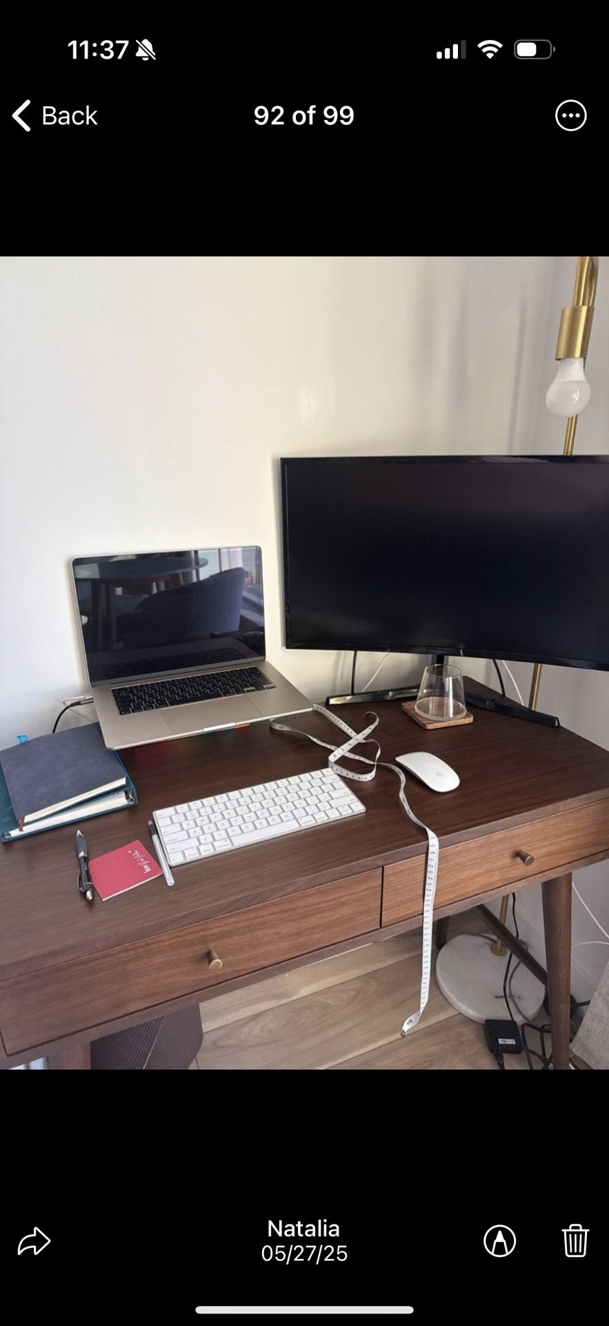 Apple Magic Keyboard and mouse (wireless)