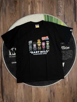 Bape x Naruto Shippuden Baby Milo Black Tee
