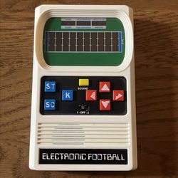 Vintage Basic Fun Retro Handheld Football Electronic Game, One Size - White