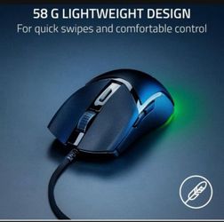 Razer Cobra Wired Gaming Mouse: 58g Lightweight Design - Gen-3 Optical Switches - Chroma RGB Lighting with Underglow - Precise 8500 DPI Optical Sensor