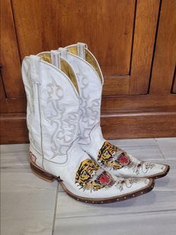 Ed Hardy x Bilbo Love Kills Slowly boots