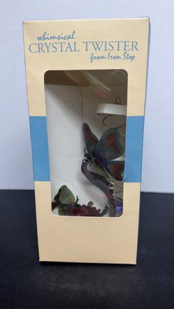 Iron Stop Whimsical Crystal Twister Butterfly