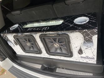 Custom painted maxed out sub boxes / tuned to specs