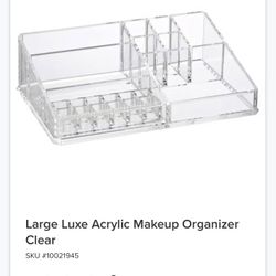 Container Store - Luxe Acrylic Makeup Organizers 